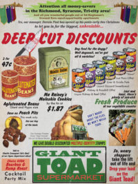 Giant Toad Supermarket poster
